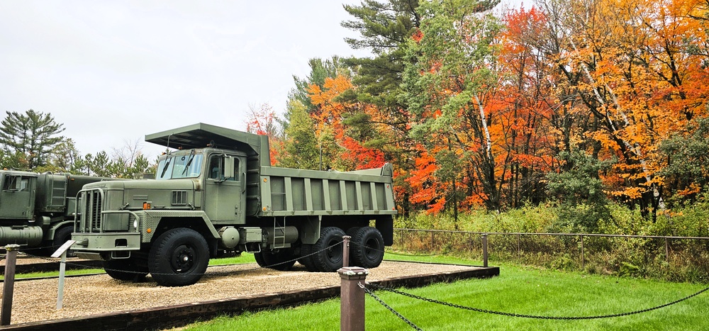2025 Fall Colors at Fort McCoy's Equipment Park