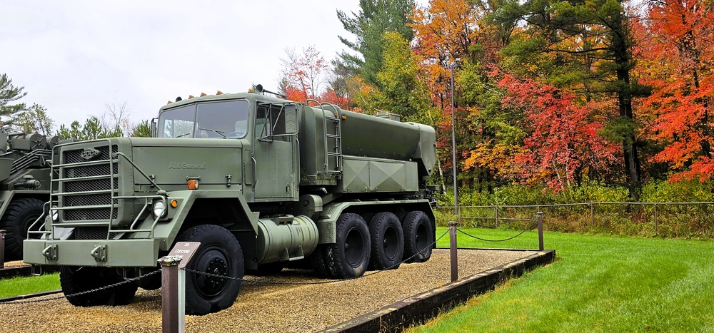 2025 Fall Colors at Fort McCoy's Equipment Park