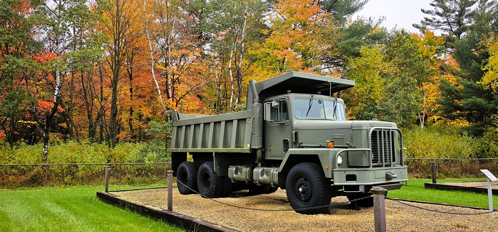 2025 Fall Colors at Fort McCoy's Equipment Park