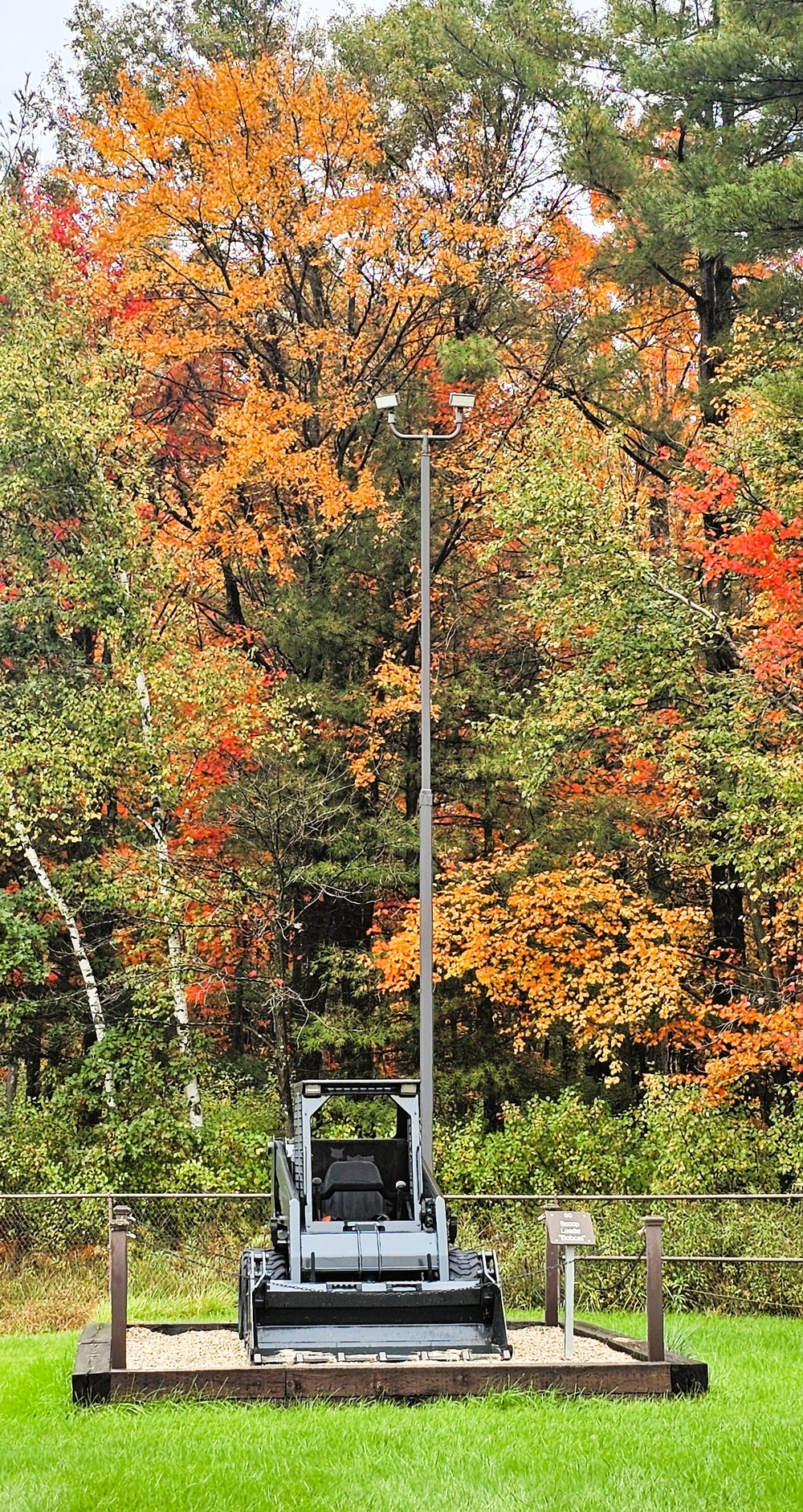 2025 Fall Colors at Fort McCoy's Equipment Park