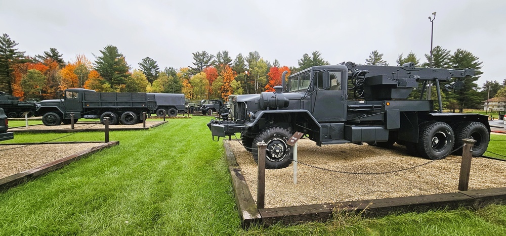 2025 Fall Colors at Fort McCoy's Equipment Park