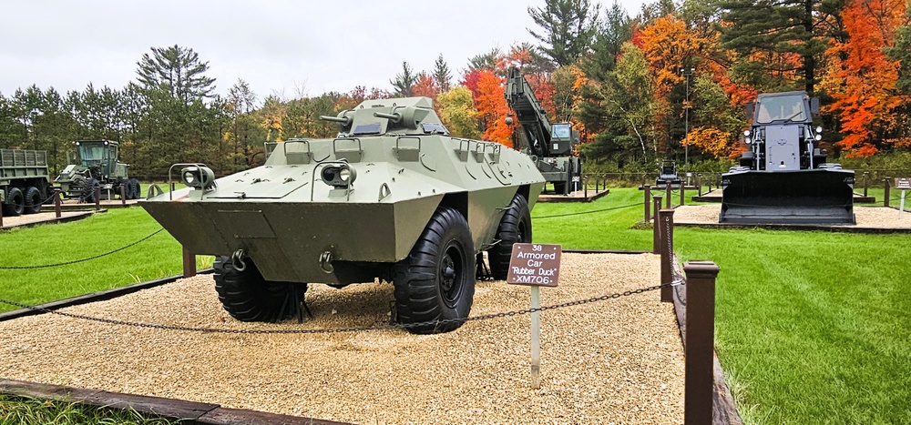 2025 Fall Colors at Fort McCoy's Equipment Park