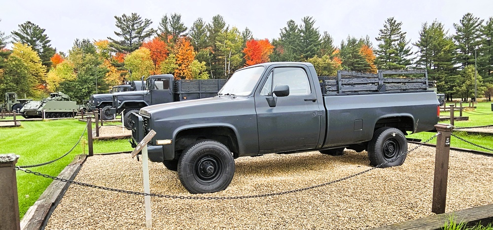 2025 Fall Colors at Fort McCoy's Equipment Park