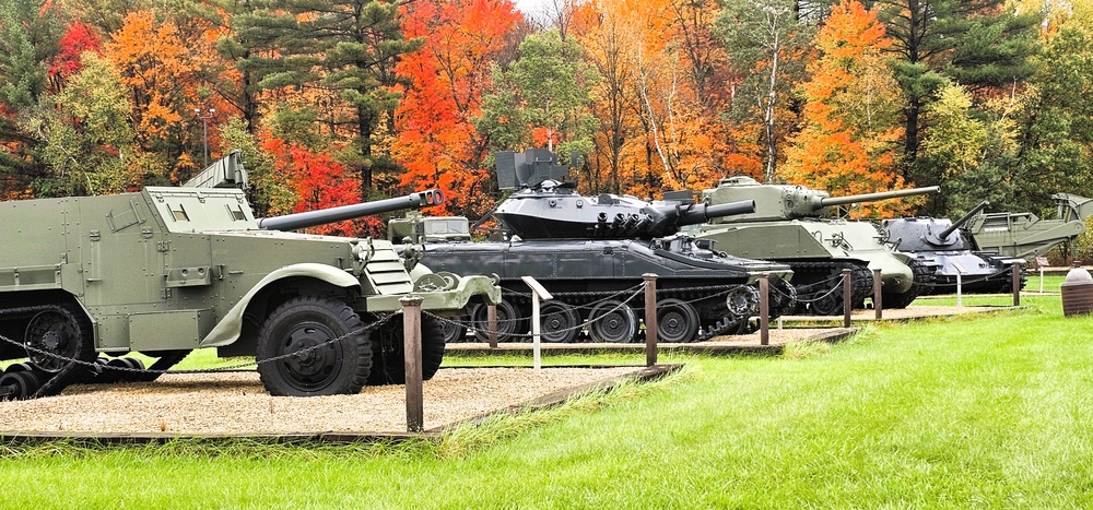 2025 Fall Colors at Fort McCoy's Equipment Park