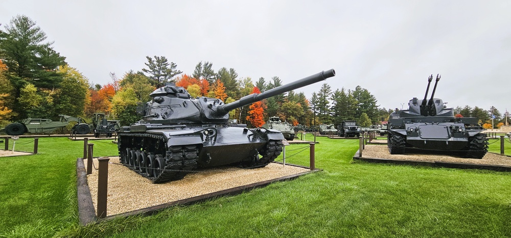 2025 Fall Colors at Fort McCoy's Equipment Park