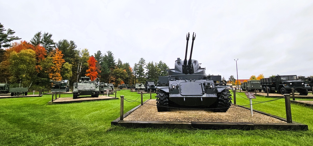 2025 Fall Colors at Fort McCoy's Equipment Park