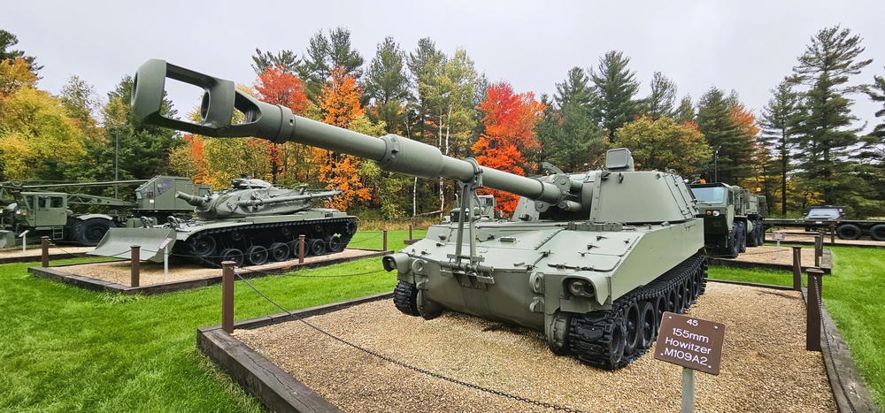 2025 Fall Colors at Fort McCoy's Equipment Park
