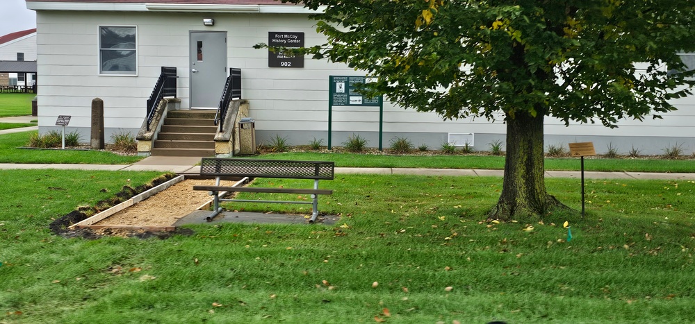 New concrete pads added to Fort McCoy's Commemorative Area