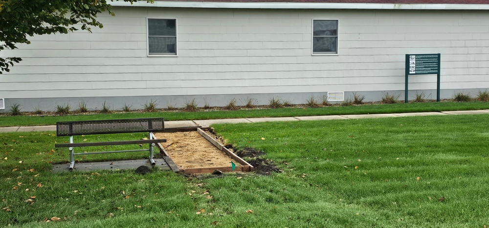New concrete pads added to Fort McCoy's Commemorative Area
