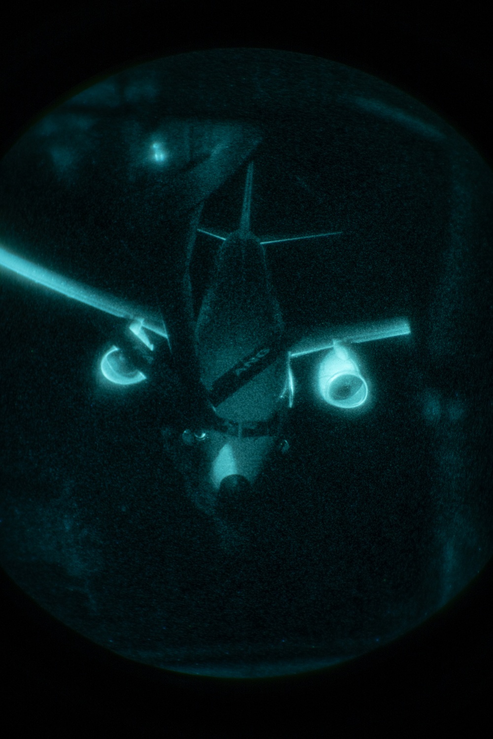 Stratotanker refuels U.S. Navy Poseidon over CENTCOM