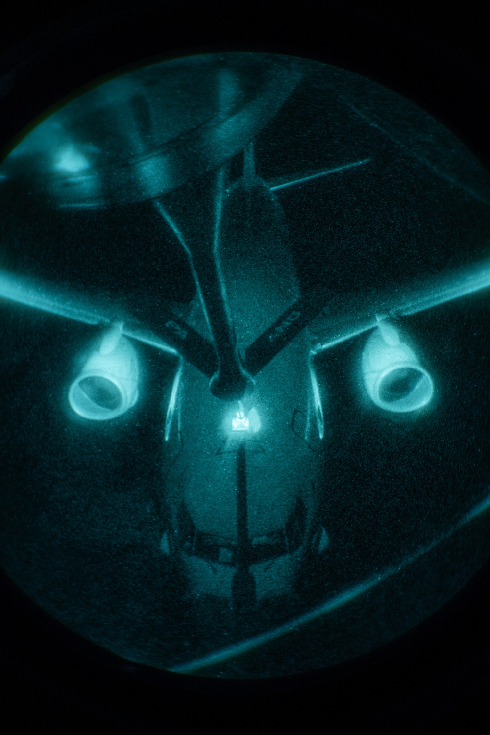 Stratotanker refuels U.S. Navy Poseidon over CENTCOM