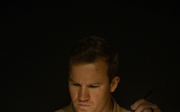 Stratotanker refuels U.S. Navy Poseidon over CENTCOM