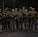 Combat Logistics Battalion 6 Corpsmen pose for photos before a live-fire range 