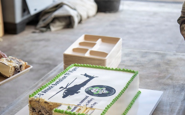 1-501st Attack Battalion transfer authority to 1-3 Attack Battalion