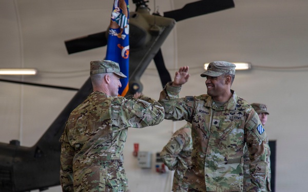 1-501st Attack Battalion transfer authority to 1-3 Attack Battalion