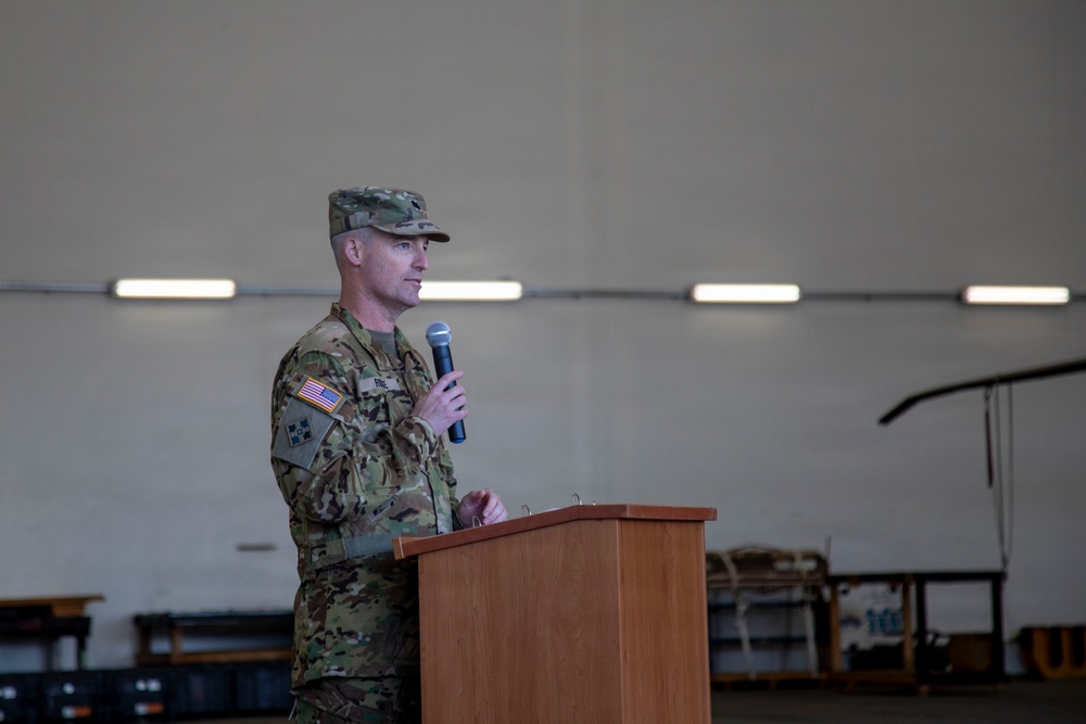 1-501st Attack Battalion transfer authority to 1-3 Attack Battalion