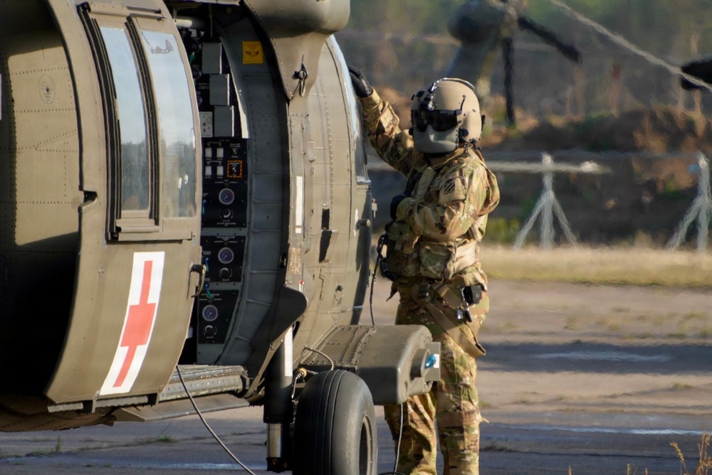 Charlie Company 2-3 GSAB flight to Illesheim