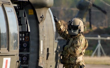 Charlie Company 2-3 GSAB flight to Illesheim