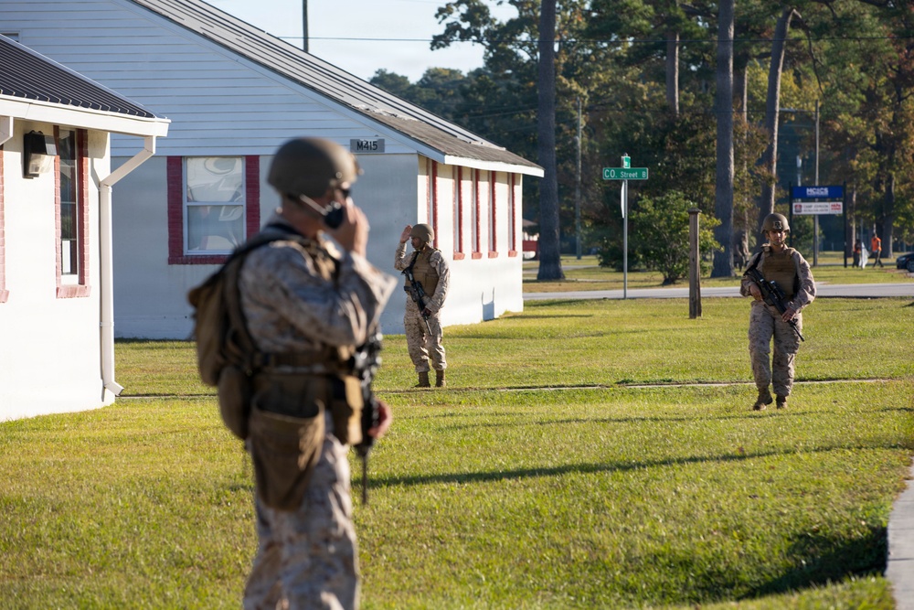 Marine Corps Combat Service Support Schools participate in Exercise Urgent Response