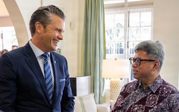 SW Hegseth meets with Malaysia National Security Council Director