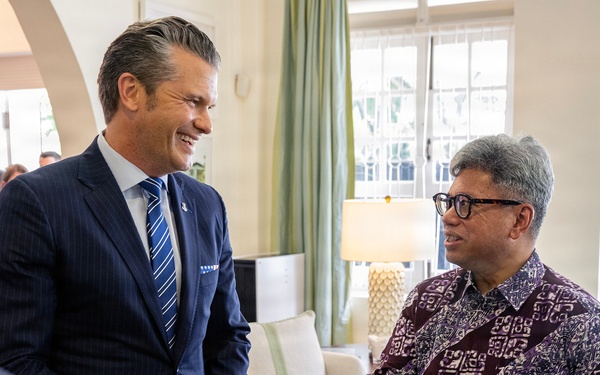 SW Hegseth meets with Malaysia National Security Council Director
