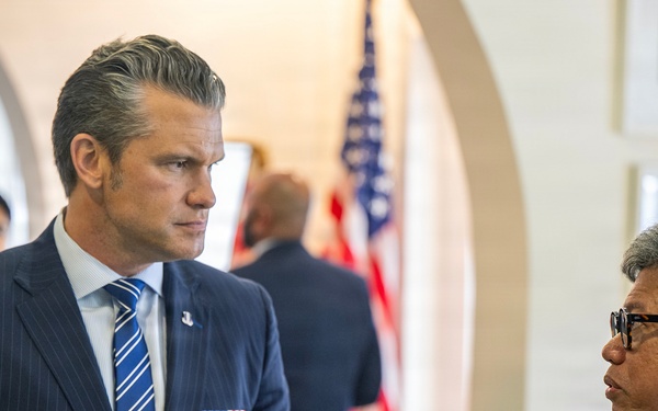 SW Hegseth meets with Malaysia National Security Council Director