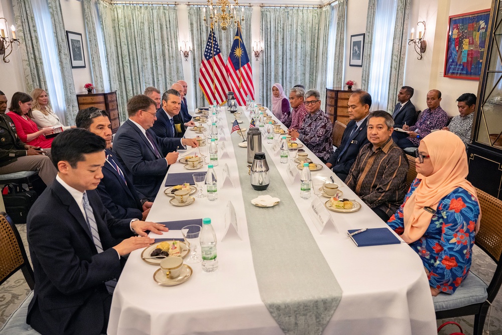 SW Hegseth meets with Malaysia National Security Council Director SW Hegseth meets with Malaysia National Security Council Director