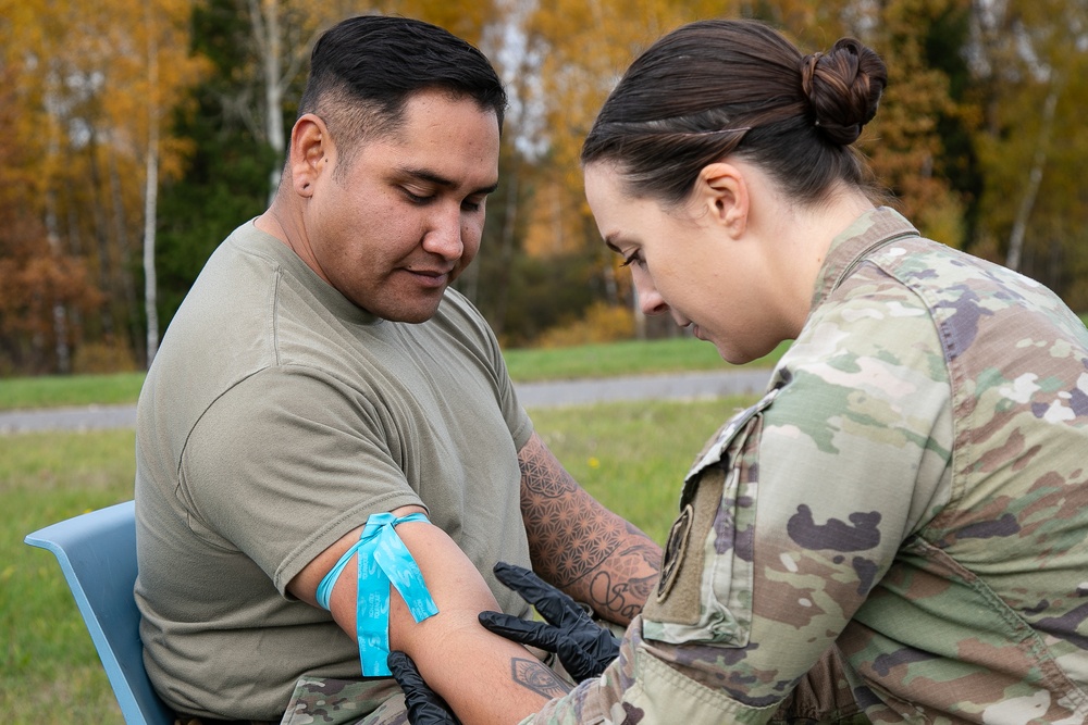 2nd Cavalry Regiment Drone Blood Delivery Exercise