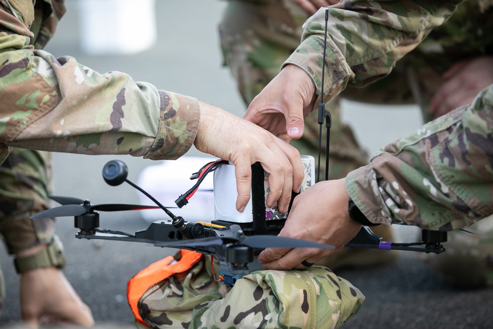 2nd Cavalry Regiment Drone Blood Delivery Exercise