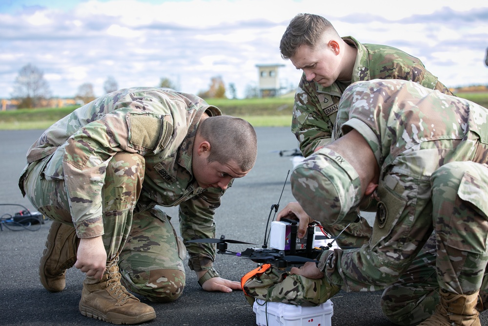 2nd Cavalry Regiment Drone Blood Delivery Exercise