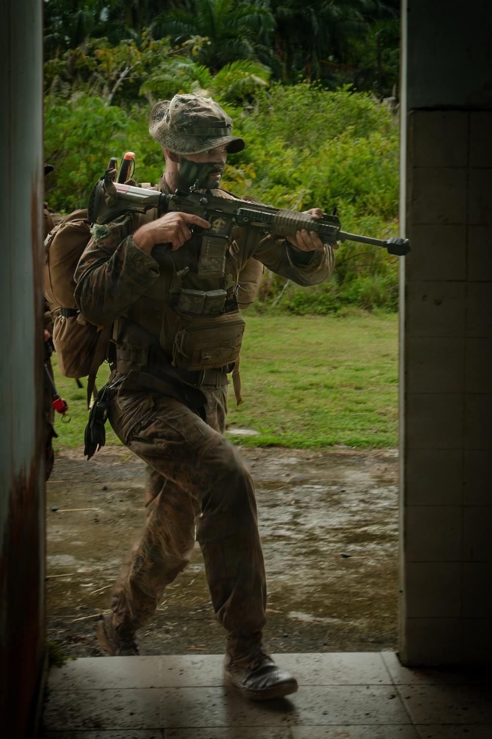Combined Jungle Operations Training Course React to Contact Mission