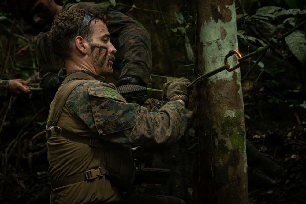 Combined Jungle Operations Training Course React to Contact Mission