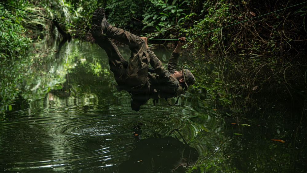 Combined Jungle Operations Training Course React to Contact Mission