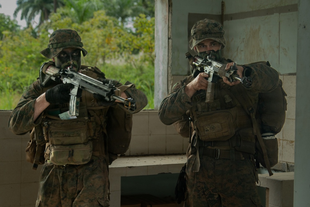 Combined Jungle Operations Training Course React to Contact Mission