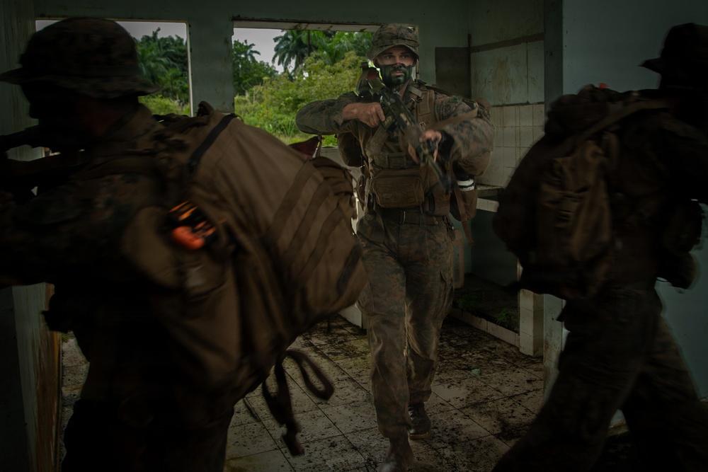 Combined Jungle Operations Training Course React to Contact Mission