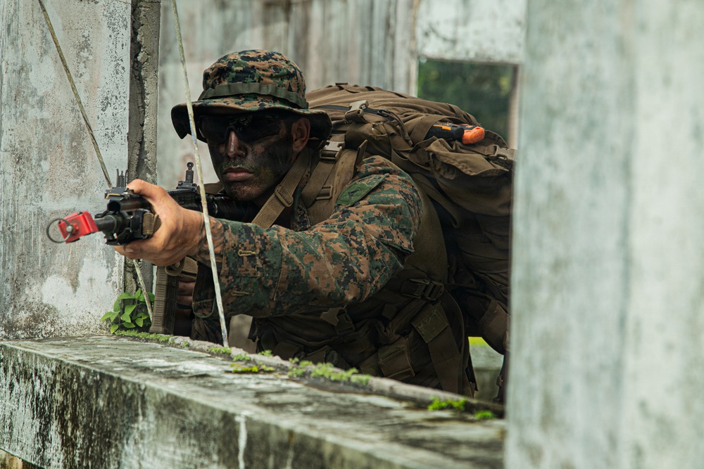 Combined Jungle Operations Training Course React to Contact Mission