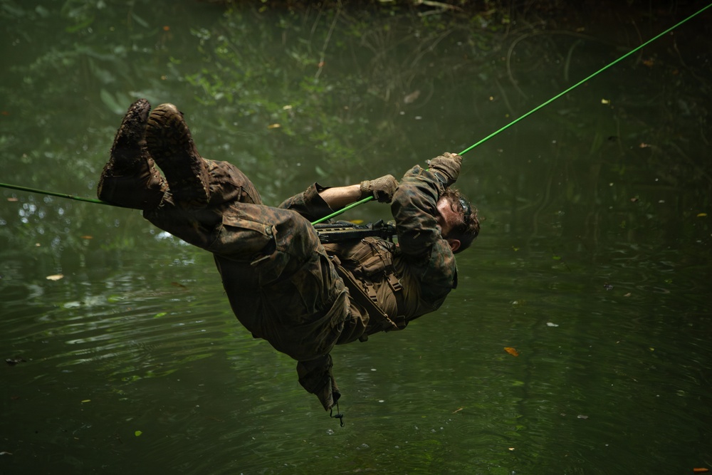 Combined Jungle Operations Training Course React to Contact Mission