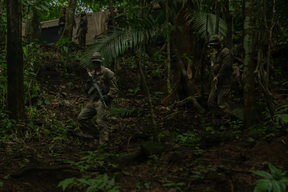 Combined Jungle Operations Training Course React to Contact Mission