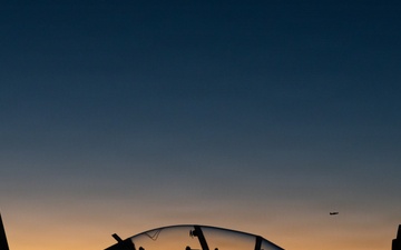 T-6 Flightline Sunset