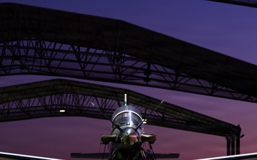 T-6 Flightline Sunset