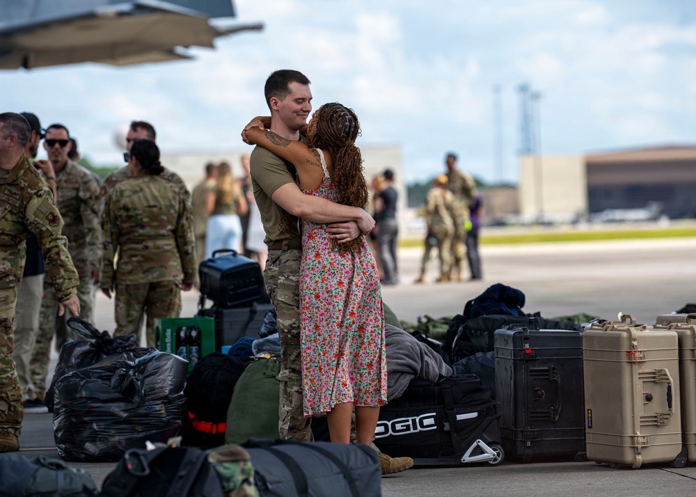 The moments we live for: Airmen return from deployment