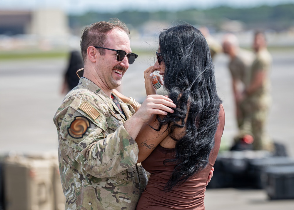 The moments we live for: Airmen return from deployment
