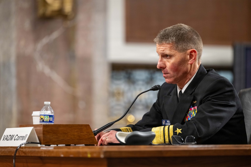 Vice Adm. Richard Correll Confirmation Hearing