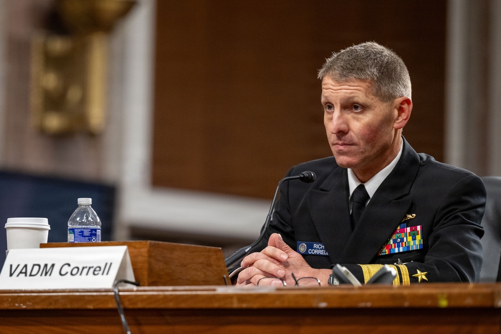 Vice Adm. Richard Correll Confirmation Hearing