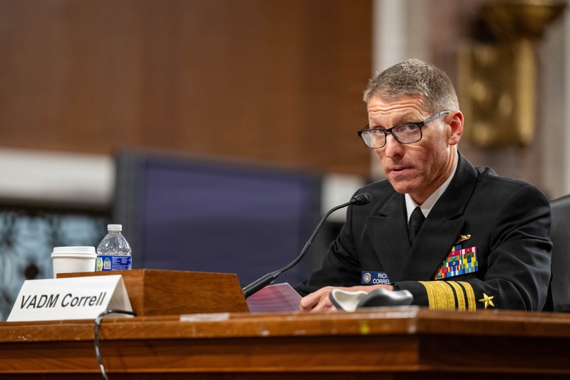 Vice Adm. Richard Correll Confirmation Hearing