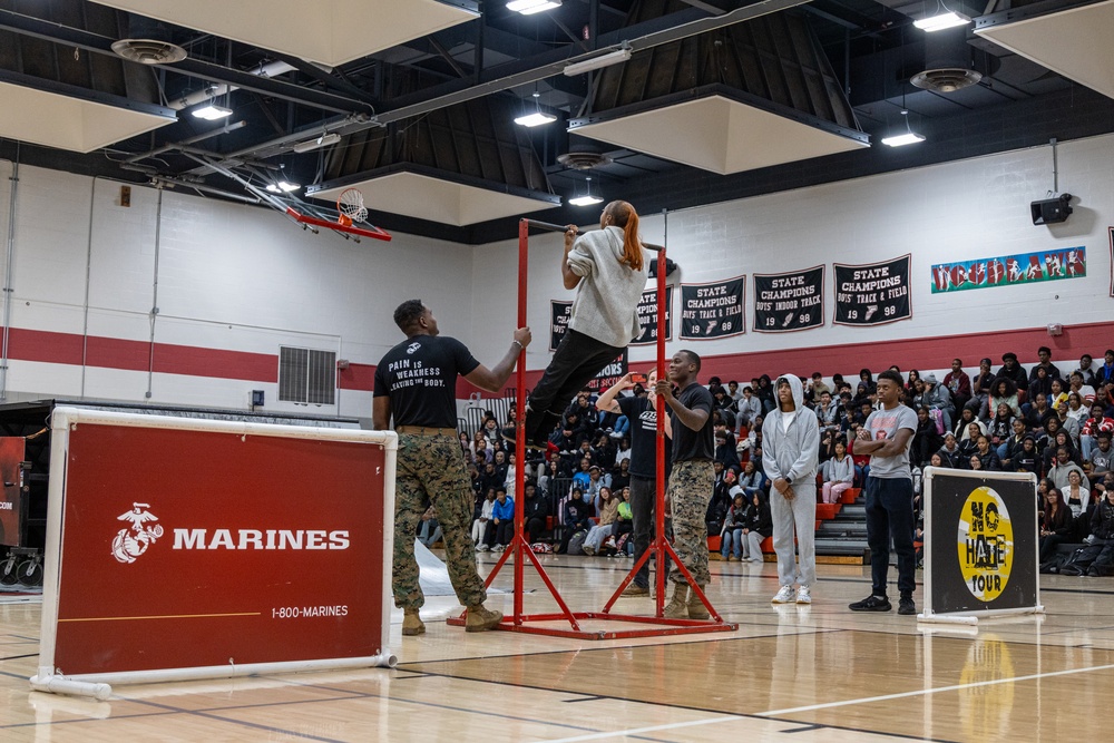 ASA No Hate Tour: Woodlawn High School | Recruiting Station Baltimore