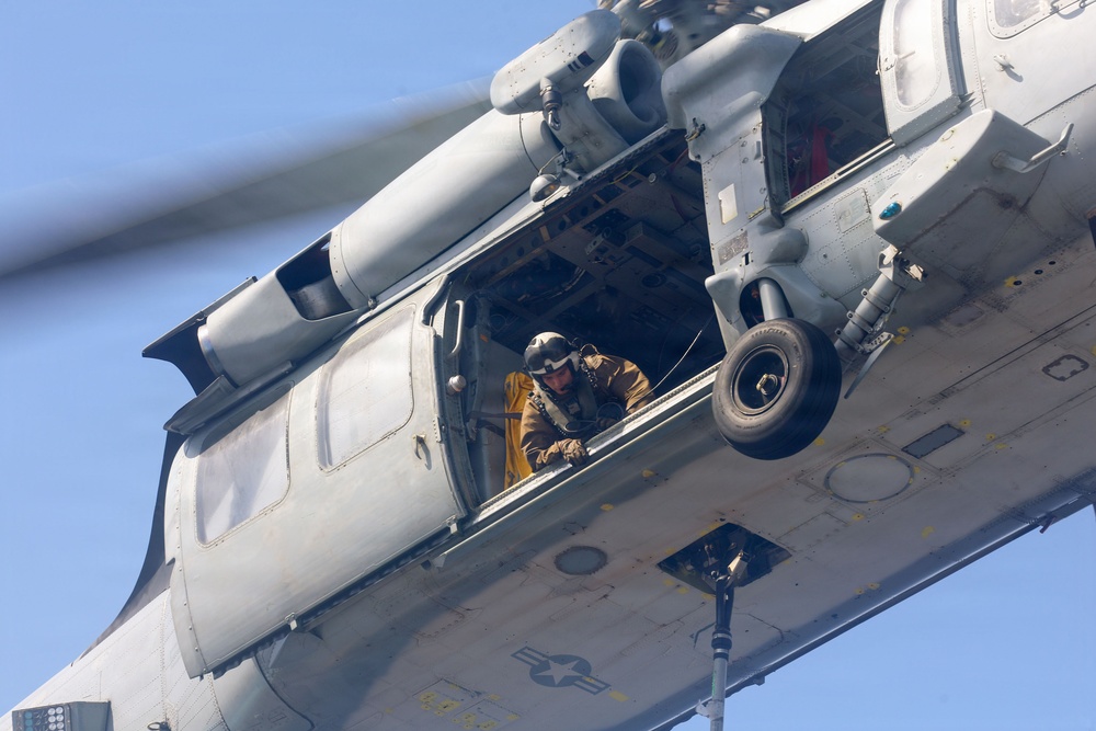 USS Iwo Jima Conducts Replenishment at Sea