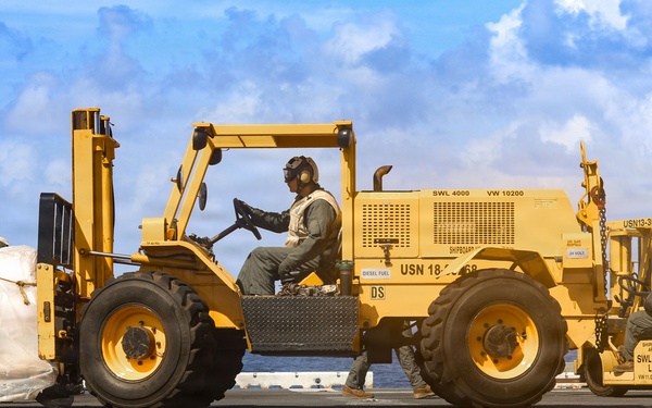 USS Iwo Jima Conducts Replenishment at Sea