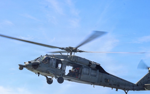 USS Iwo Jima Conducts Replenishment at Sea
