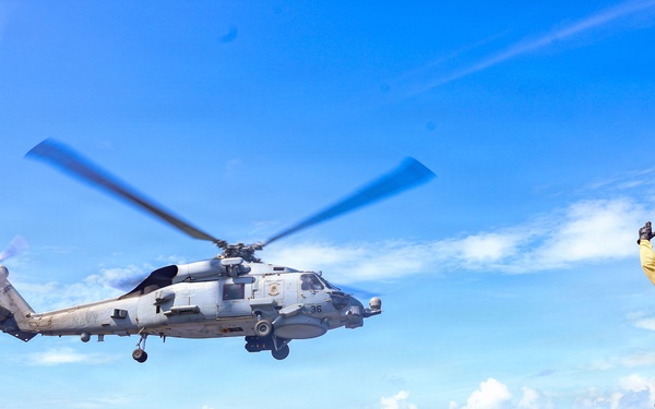 USS Iwo Jima Conducts Replenishment at Sea